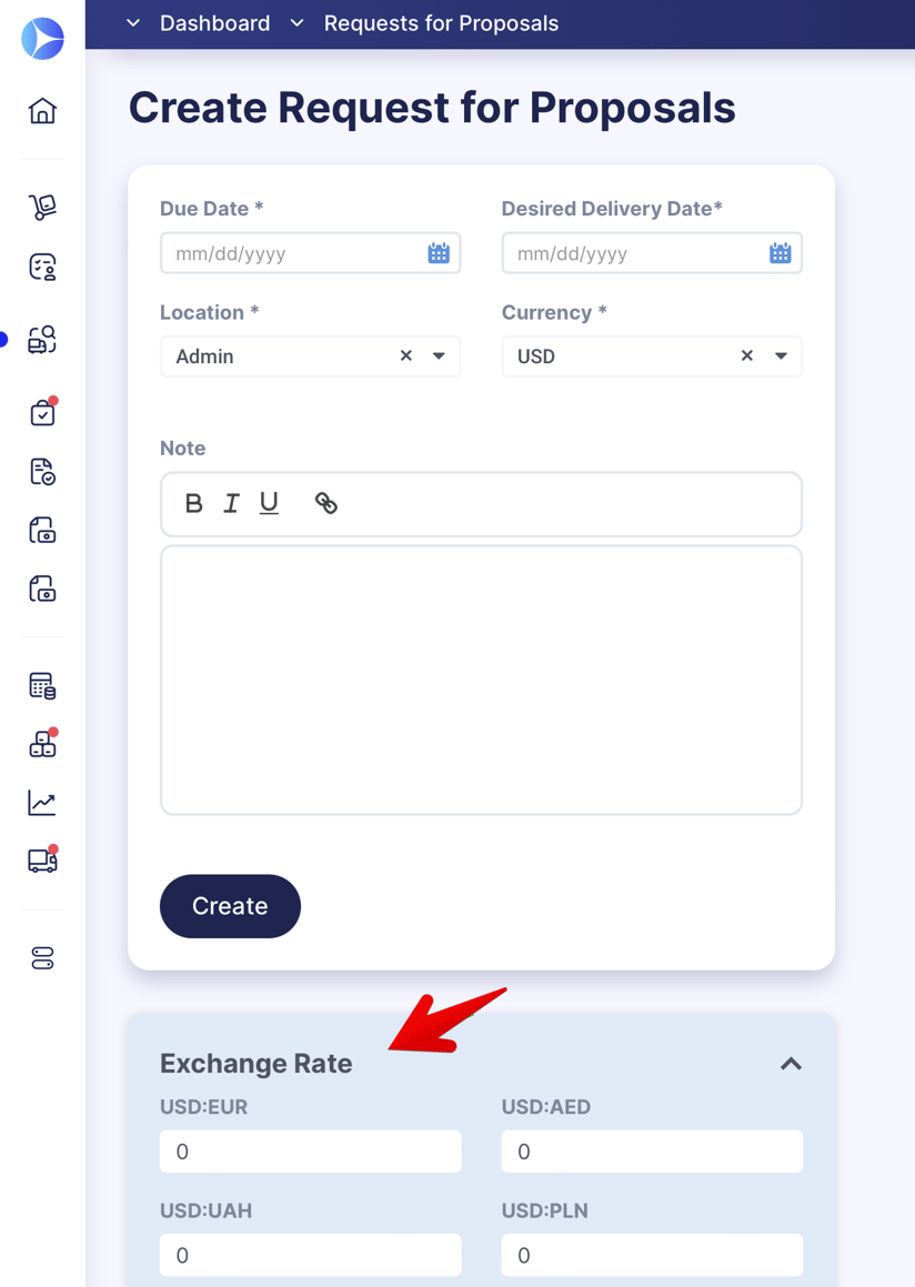 Currency Exchange Rates and Rounding Settings
